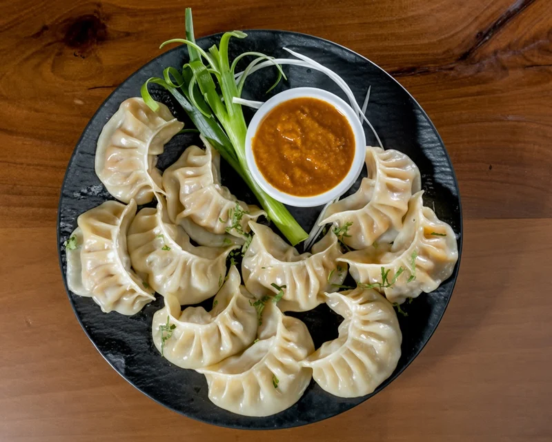 Steam Momo at de Delhi Indian & Hakka Kitchen, Mississauga, ON